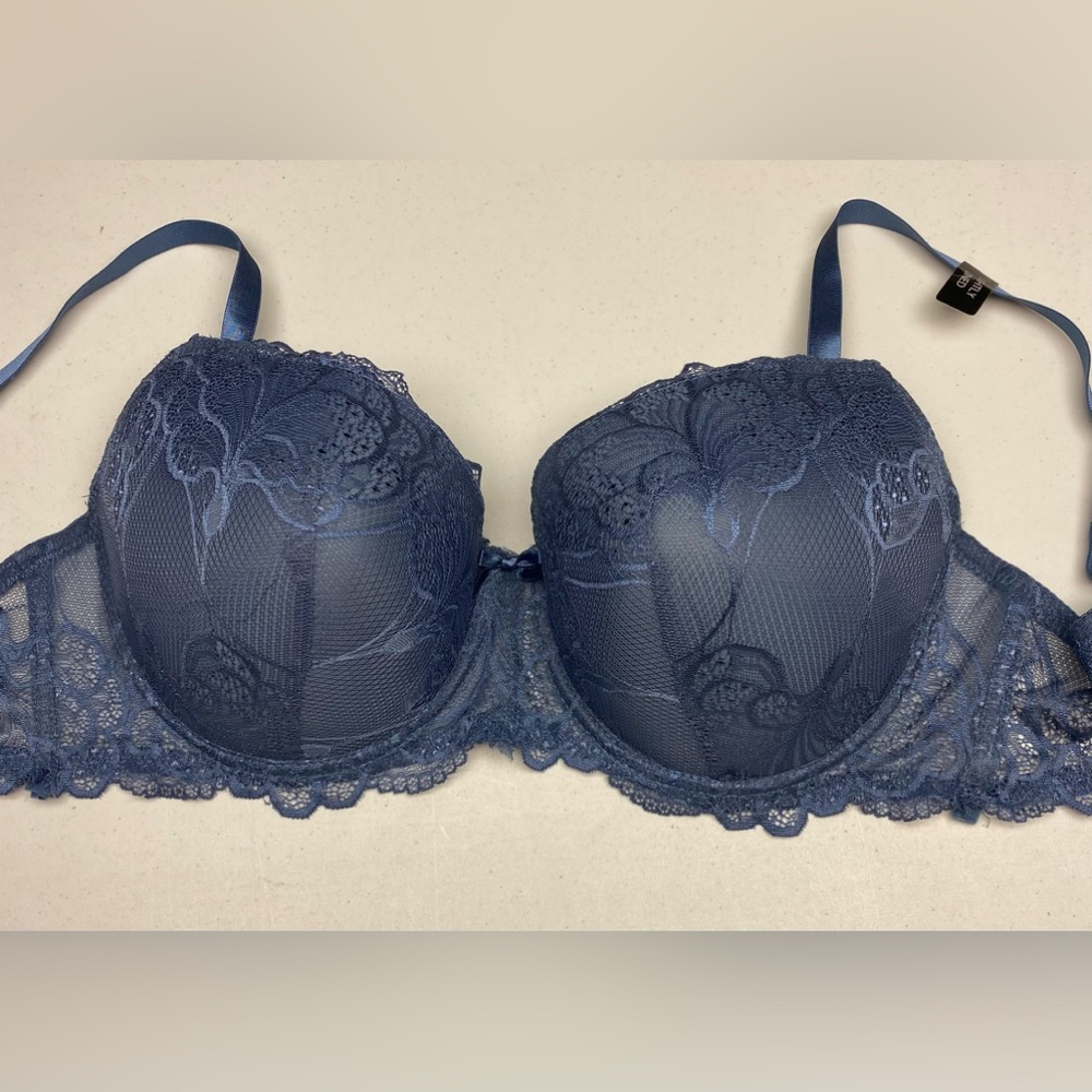 NWT Bluxe Navy Lightly Lined, 42D. *P1031